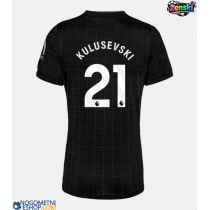 Ženski Nogometni dresi Tottenham Hotspur Dejan Kulusevski #21 Gostujoči 2025-26 Kratek Rokav